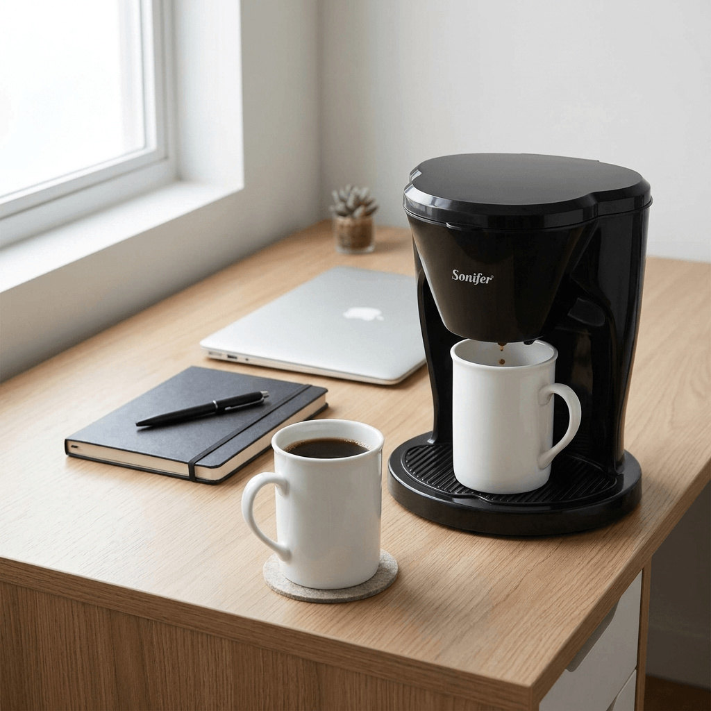 ماكينة القهوة Sonifer: جوج كيسان دقة وحدة ☕
