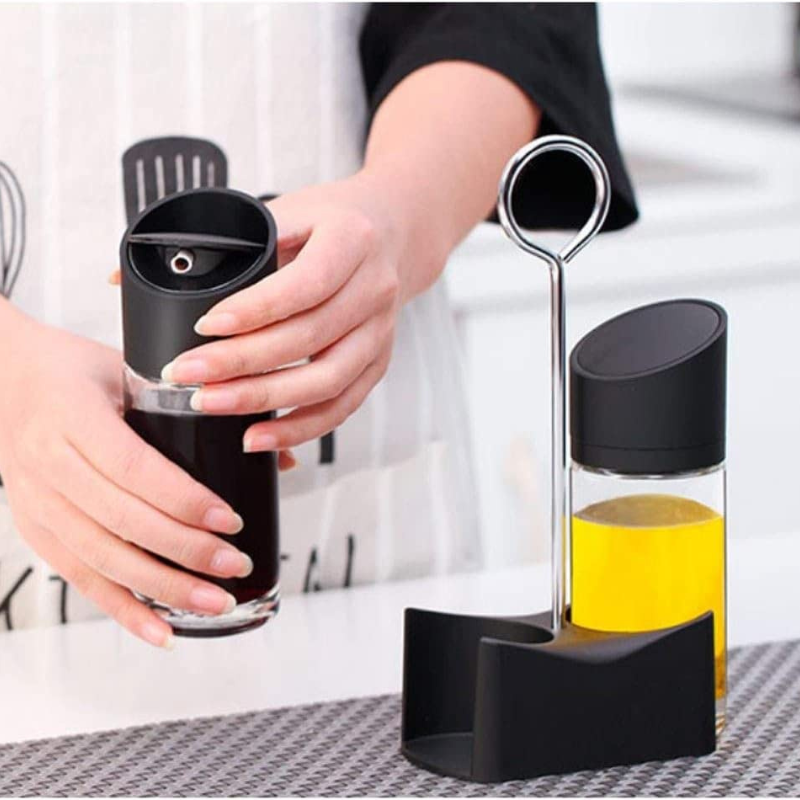 Récipients à épices rotatifs en verre BAYTIGO® - Design classique