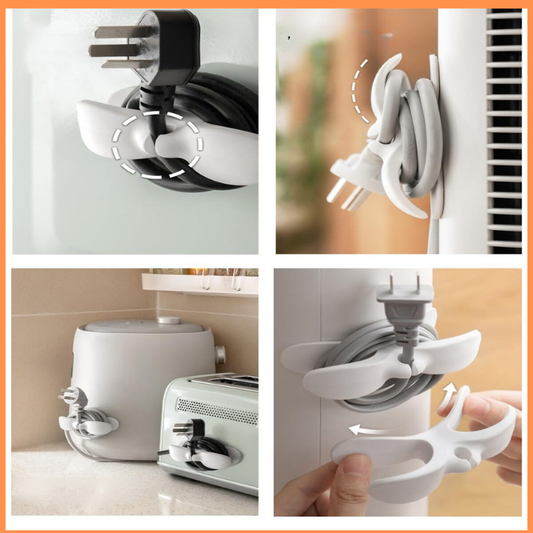 Rangement pratique des fils des appareils ménagers

