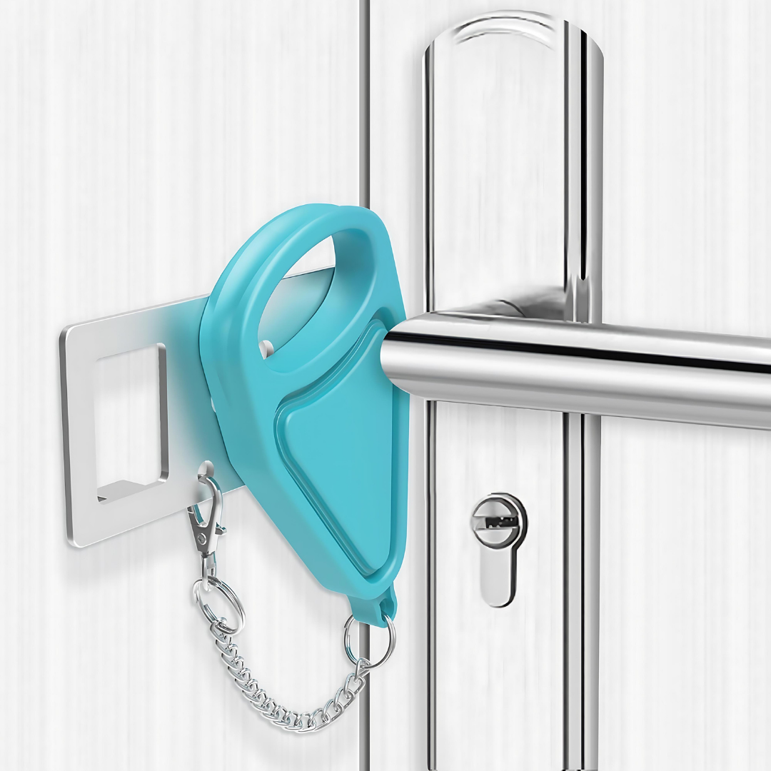 Verrou portable pour porte, idéal pour la sécurité dans les hôtels, résidences, et voyages
